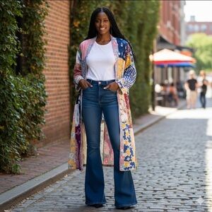 100% Cotton Patchwork Robe/ Duster